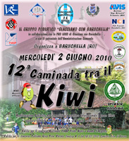 12a Caminada tra il Kiwi 2010 - Gruppo Podistico Giacciano
con Baruchella 12a Caminada tra il Kiwi 2010 - Gruppo Podistico Giacciano con Baruchella