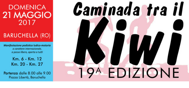 20a CAMINADA TRA IL KIWI - 20 MAGGIO 2018