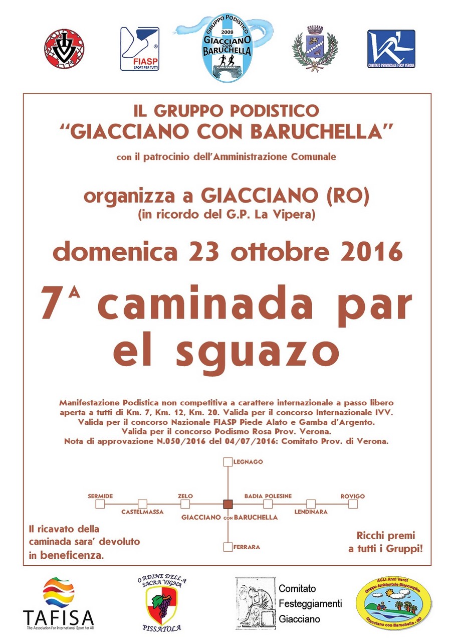 7a Caminada par el sguazo-Giacciano (Ro) 23 Ottobre 2016
