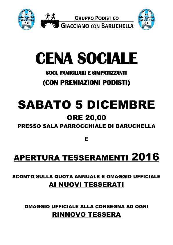 Cena Sociale 2015