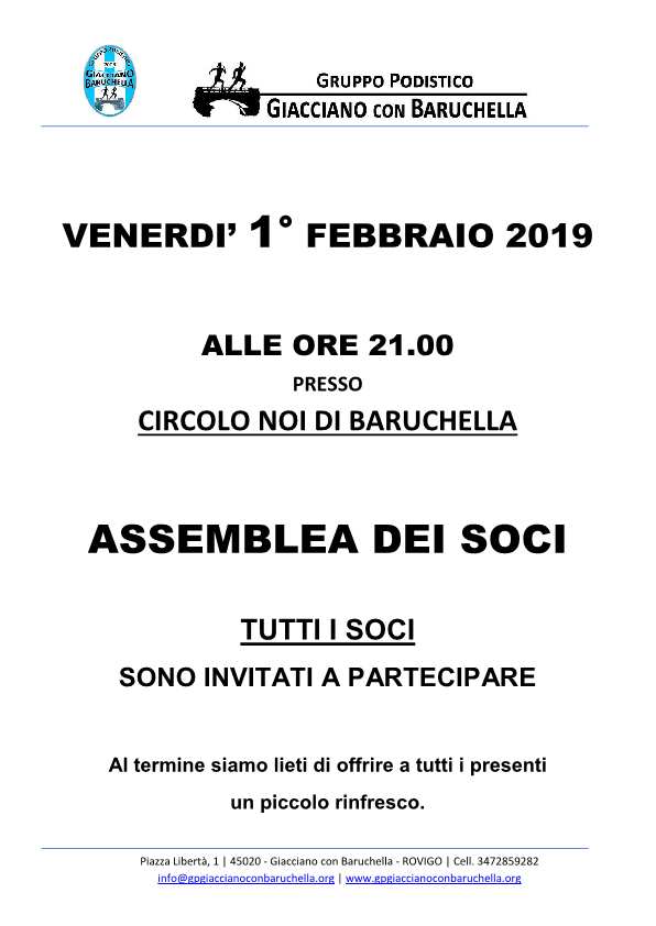 ASSEMBLEA DEI SOCI