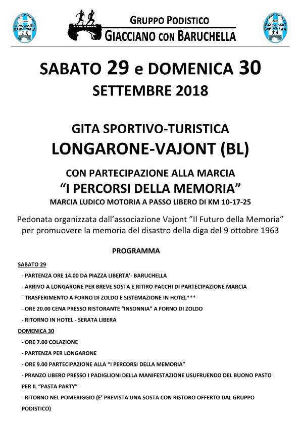 GITA LONGARONE-VAJONT
