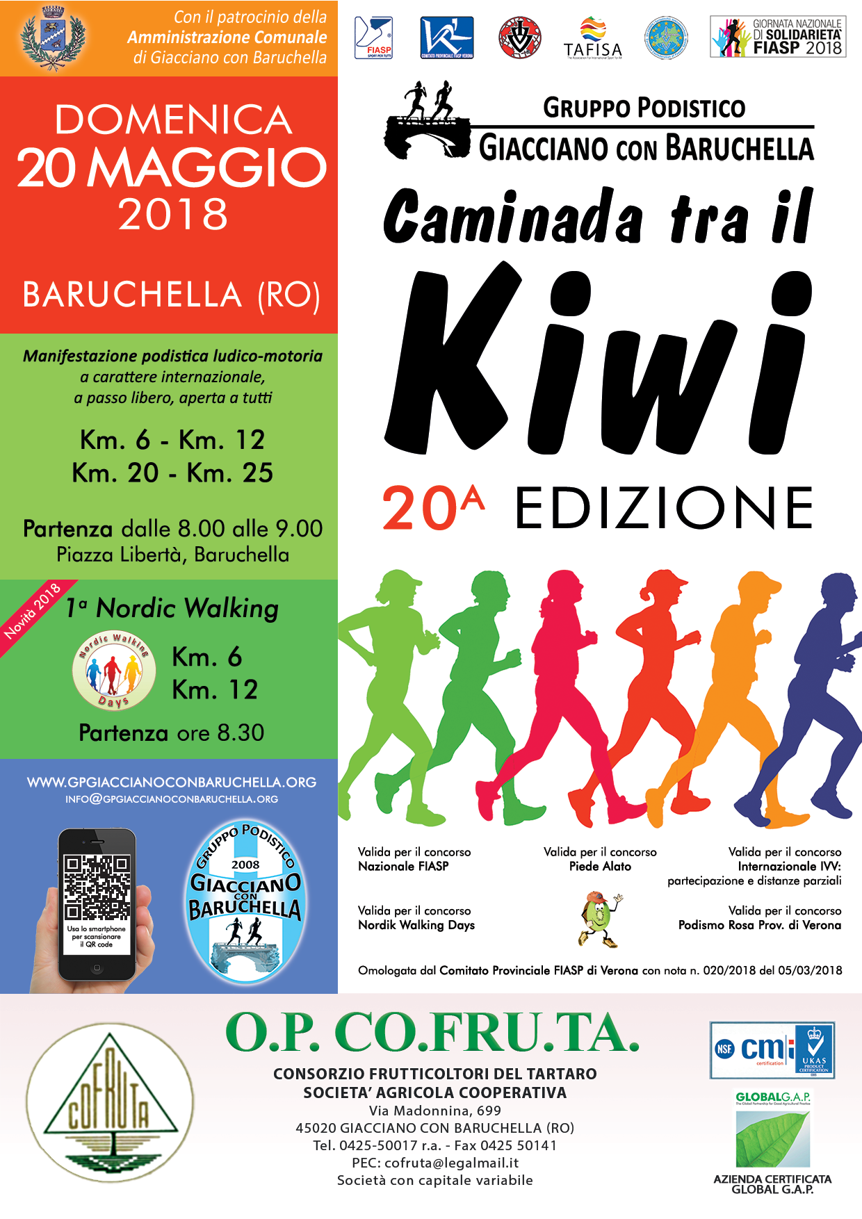20a CAMINADA TRA IL KIWI - 20 MAGGIO 2018